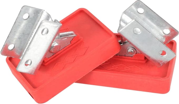 Laddervoetkussens - Ladderstabilisator Vervanging - Veilig Werken - Antislip Onderkant - 9.6x6.5CM - Rood