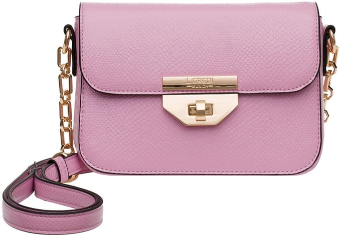 L.CREDI Peja Crossbody tas 19 cm - Dames - soft berry
