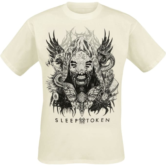 Sleep Token T-shirt - Vessel 1 - XL tot 3XL - voor Mannen - beige