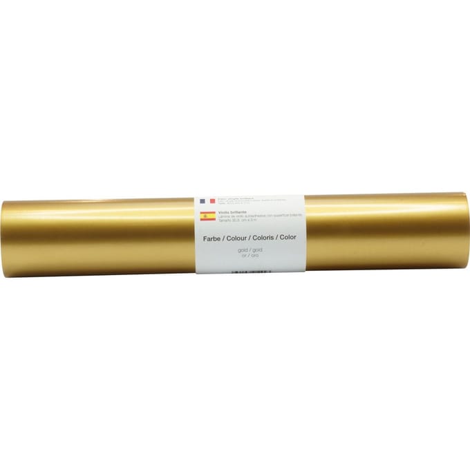 Zelfklevende vinyl folie glanzend - Goud