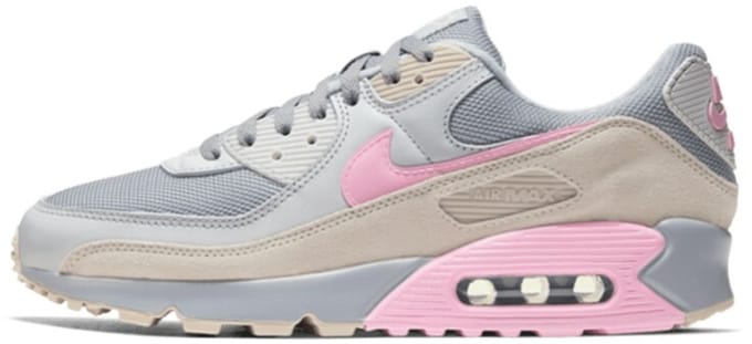 Nike Nike Air Max 90 (Vast Grey - Pink - Sneakers - Unisex - Wolf Grey)