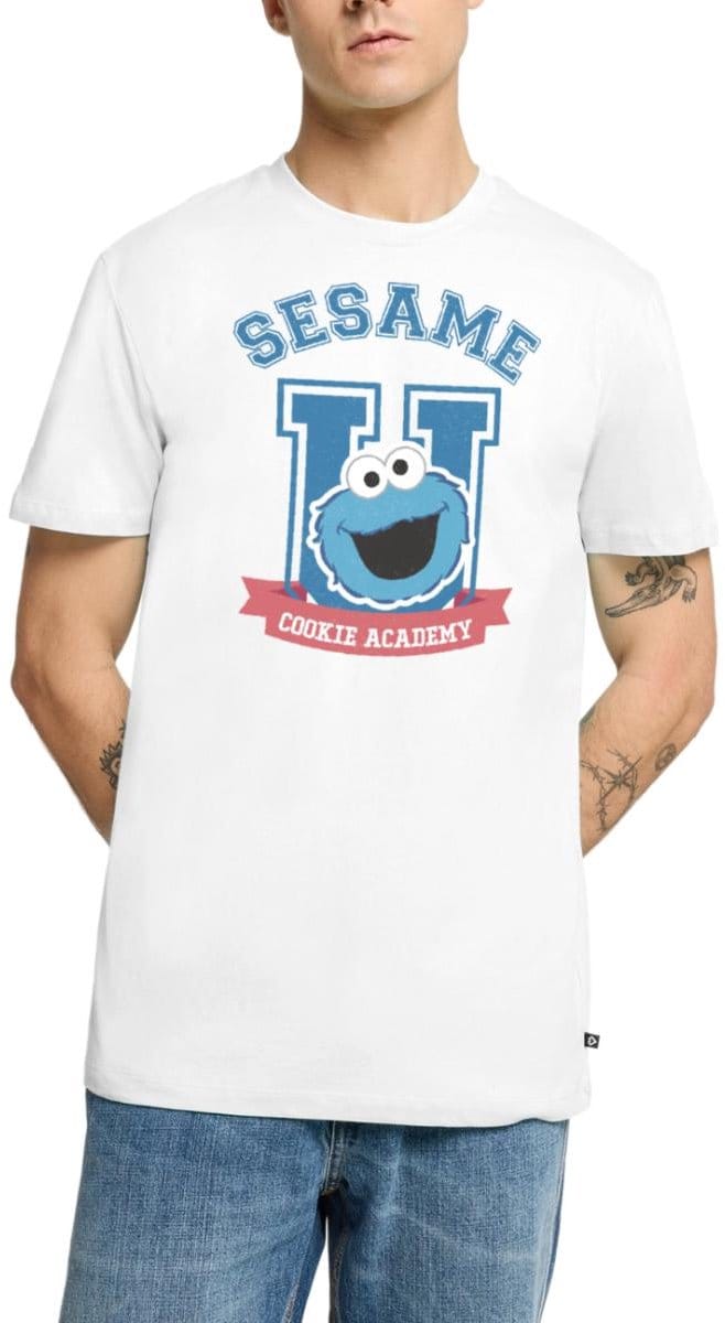 Sesamstraat Koekiemonster Cookie Academy Premium T Shirt Heren