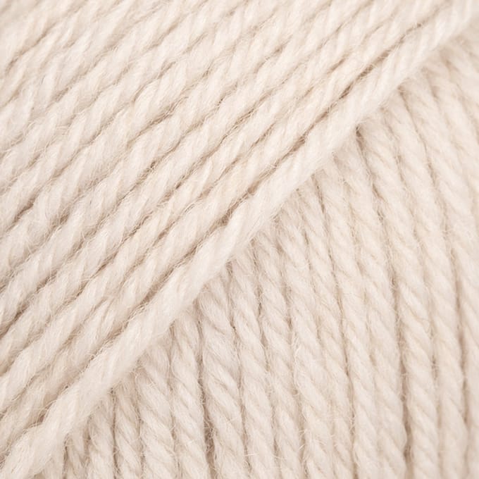 DROPS Fiesta Uni Colour - 02 lichtbeige - Wol Garen