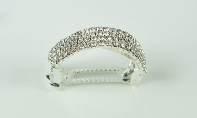 Patentspeld half rond strass
