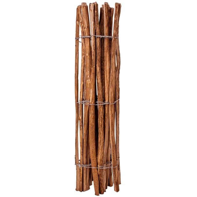 vidaXL - Hek - 120x250 - cm - hazelaarhout