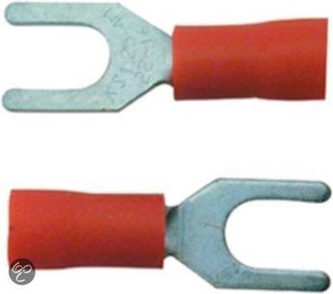 Skandia Kabelschoenen M4 Rood - 10 st