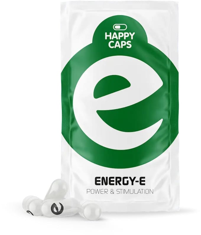 Happy-Caps ENERGY-E | 4-capsules | energie en drive | keep going strong!