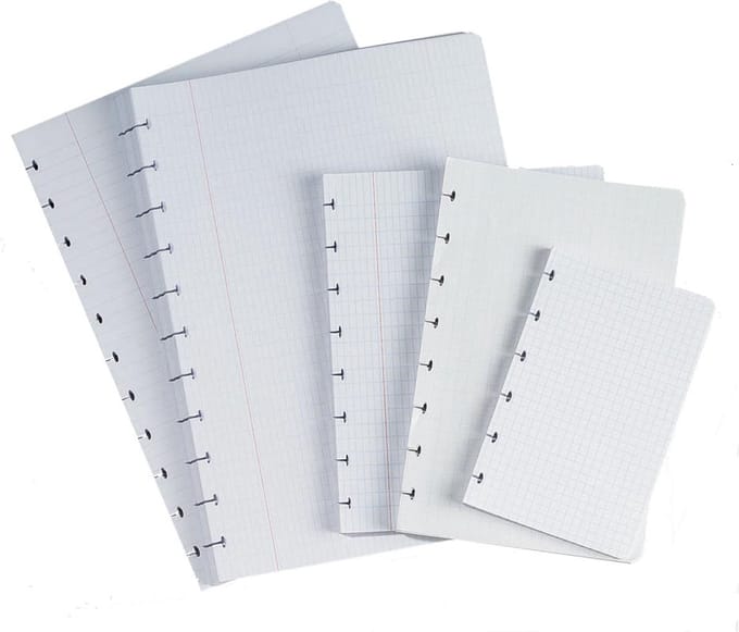 Atoma vulling voor schrift, ft A4, 120 bladzijden, commercieel geruit 12 stuks