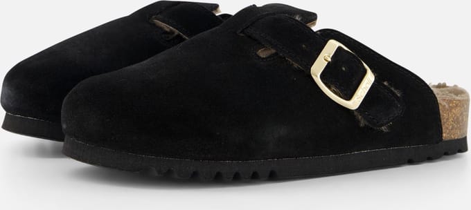 Scholl Fae Instappers - Dames - Zwart - Maat 40