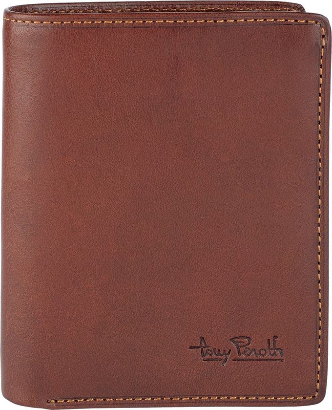 Tony Perotti Portemonnee Vegetale TE/CO/1743DB bruin