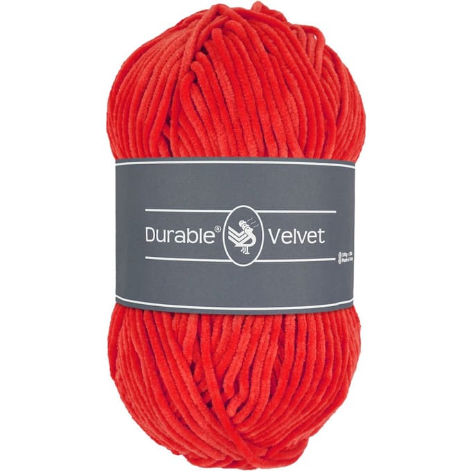 Durable Velvet - 318 tomato - Chenille Garen