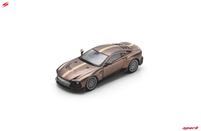 Spark Aston Martin Valor 2024 Finition Marron Métallisé Modèle 1/43 gray