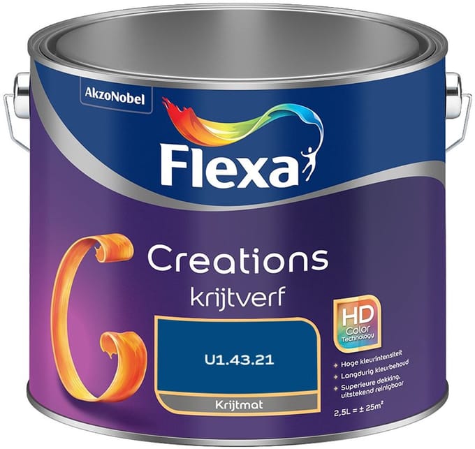 Flexa - Creations Muurverf Krijt - U1.43.21 - Mengverf - 2,5 L