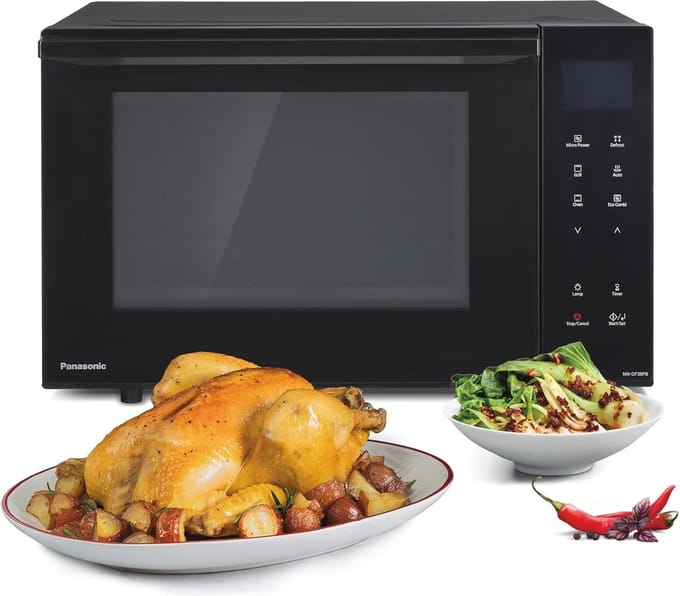 Combimagnetron en Grill 1000W met Invertertechnologie en Eco Combi-modus - 23 liter