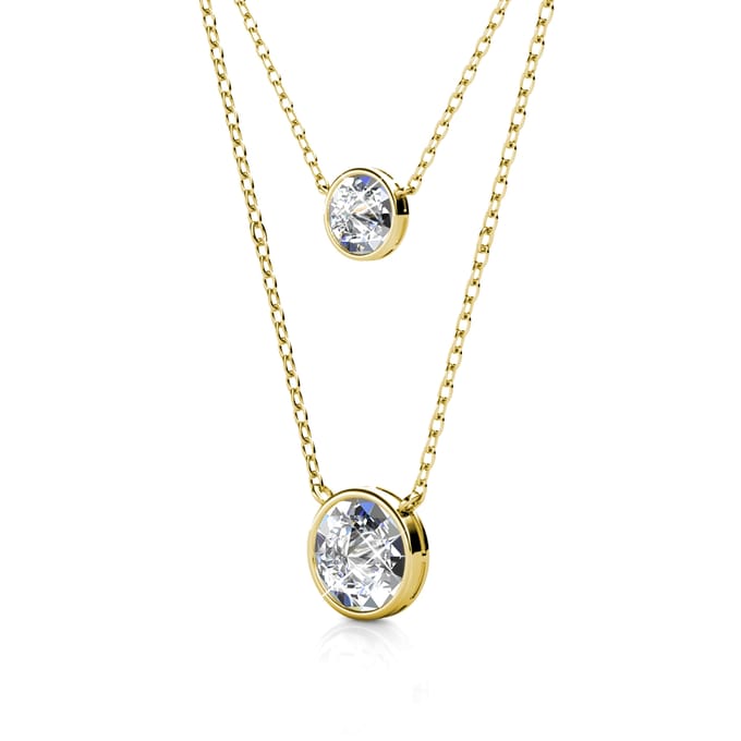Juliet hangers - Goud en kristal