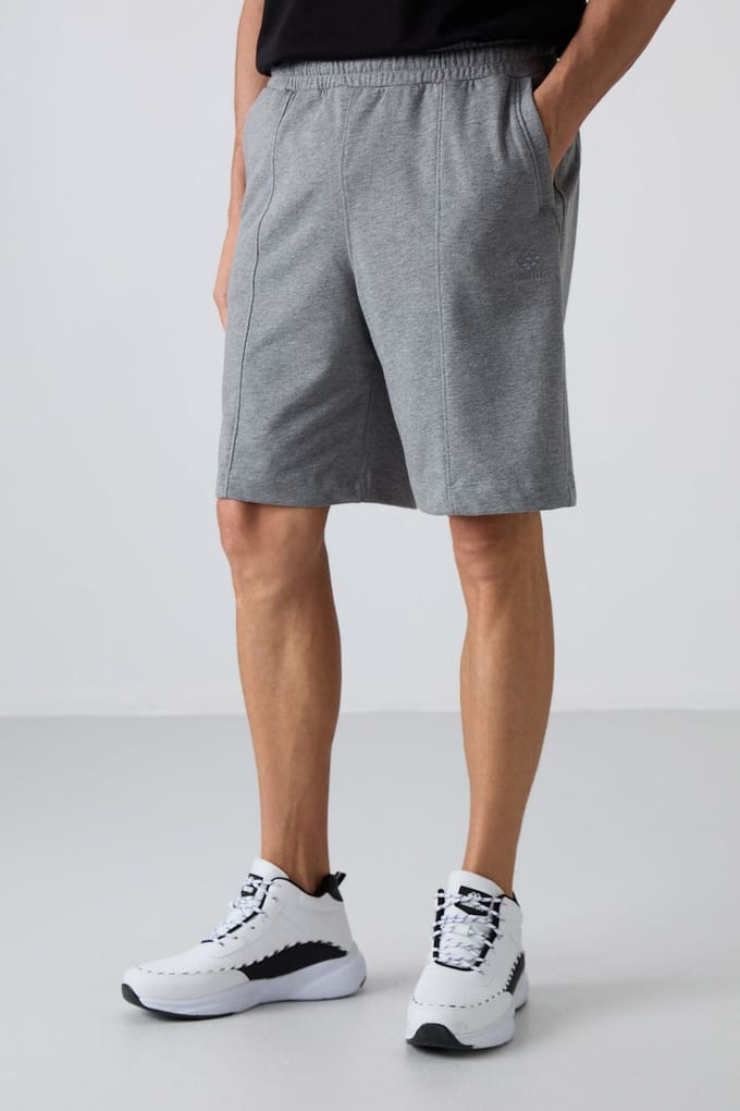 Heren Gebreide Sweatshorts