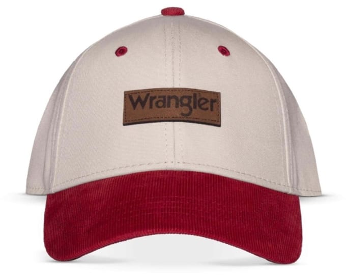 Wrangler - Herdsman Cord Verstelbare pet - Gebroken wit/Rood