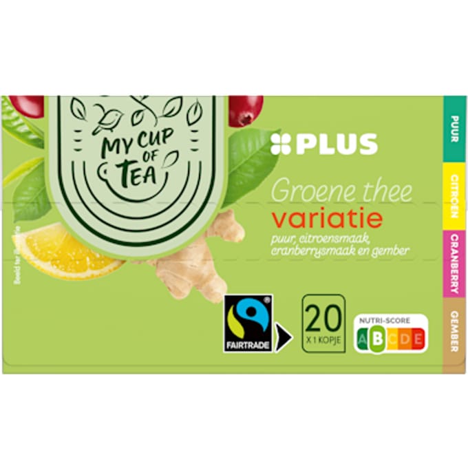 Groene thee variatie mix 1.5g