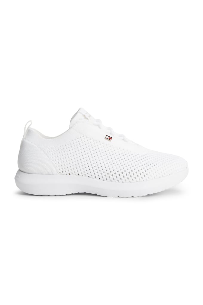 Tommy Hilfiger Knit Runner White Größe: 37 | Trainers Outlet | Damen | Weiß