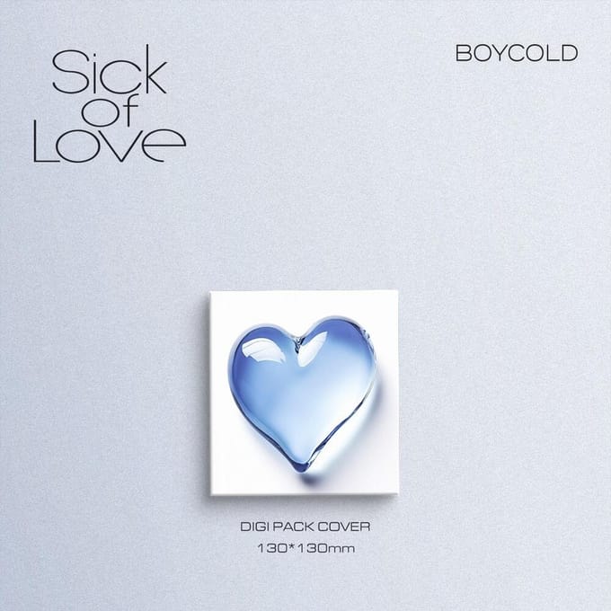 BOYCOLD [Ziek van liefde] EP-album 1EA white