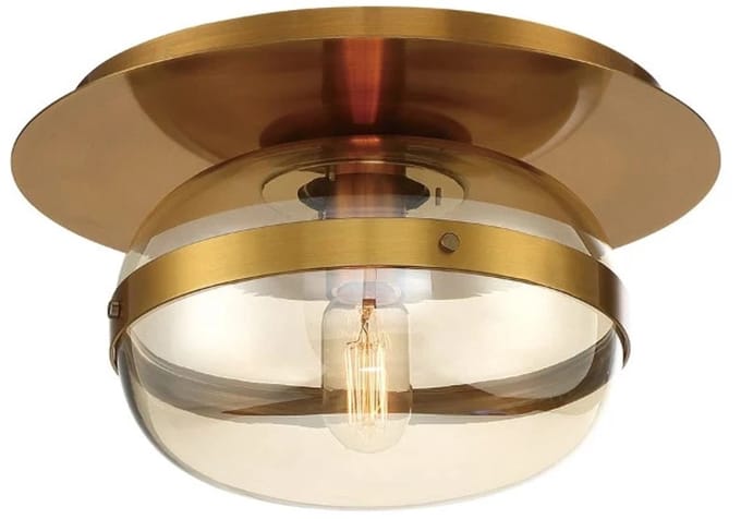 Eurofase LED Plafondlamp Nottingham | 1X E27 Max 40W | Antique Brass