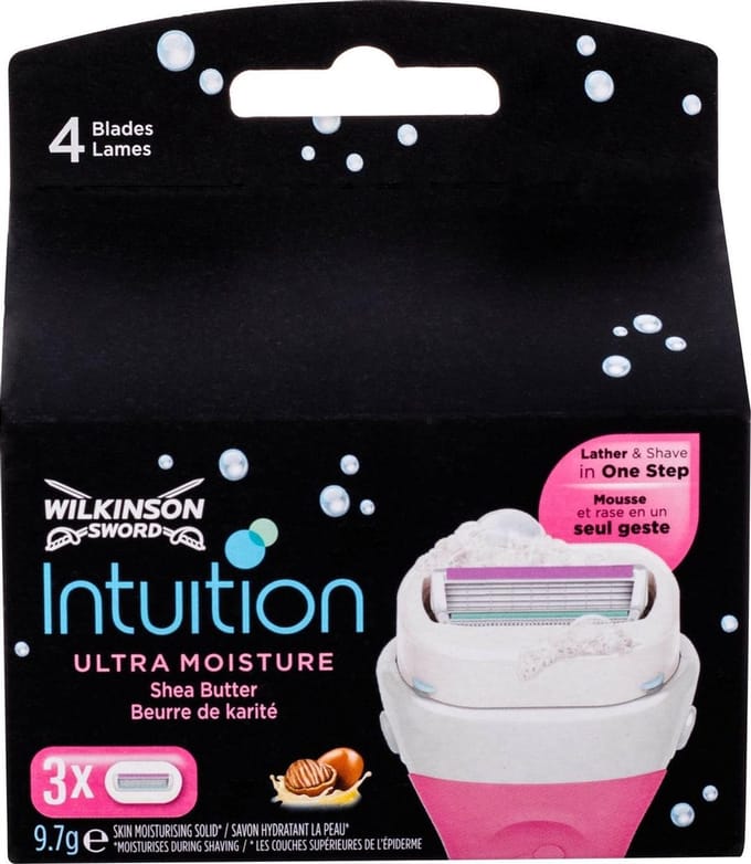 Wilkinson Intuition - Scheermesjes - Ultra Moisture - Shea Butter - 3st
