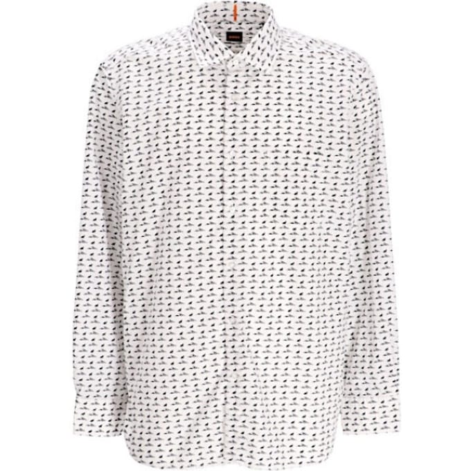 Hugo Boss overhemd Remiton - Natural