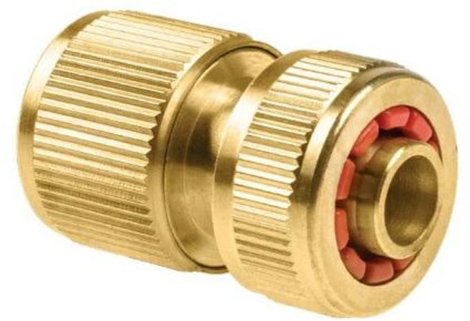 Cellfast BRASS™ - Snelkoppeling voor Slang - 1/2" - Stopfunctie - Messing