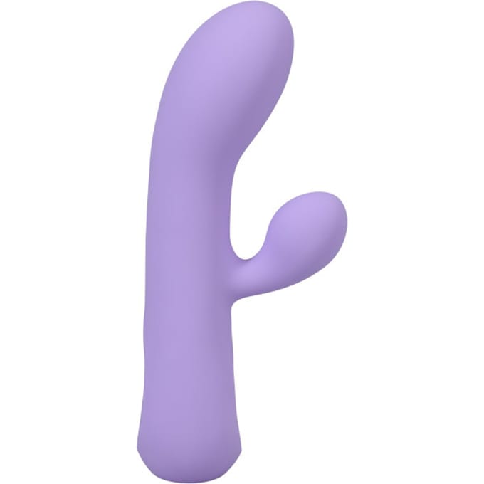 Doc Johnson - Aura - Rechargeable Silicone Rabbit Vibe - Lilac