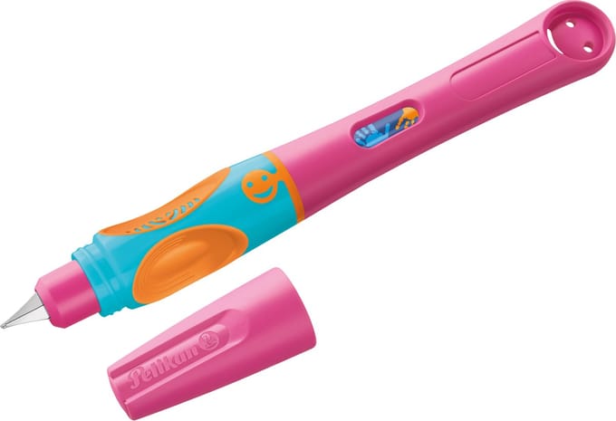 Pelikan Griffix vulpen - Rechtshandig - Roze - Blister