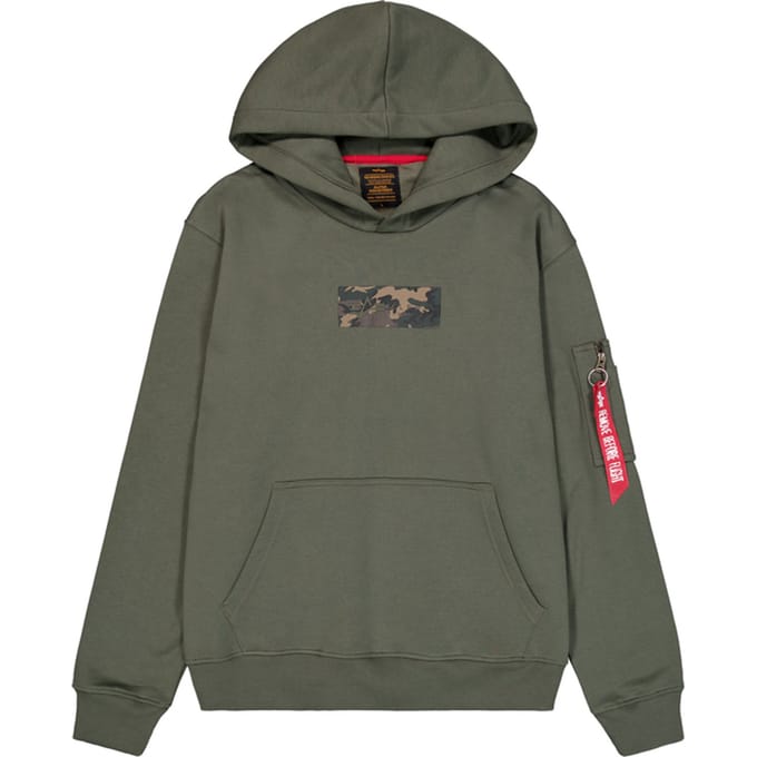 Hoodie Alpha Industries Camo Panel