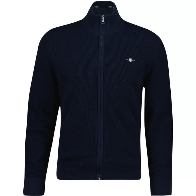 Geknoopte cardigan in geprofileerd breisel Gant