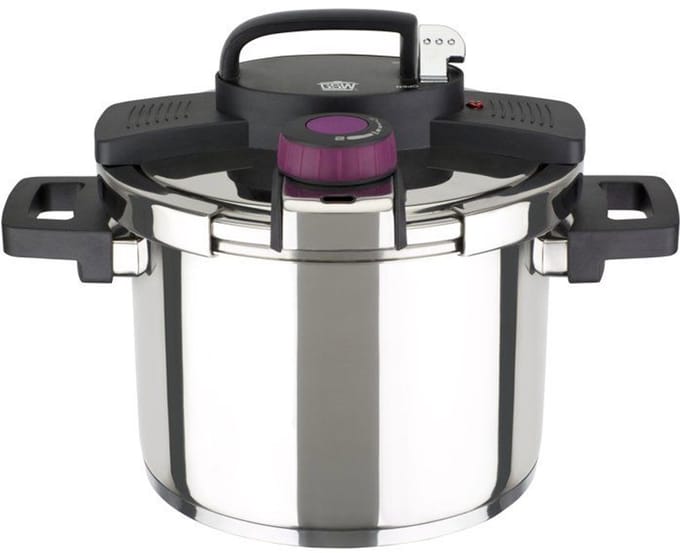 Snelkookpan - Inductie - GSW - Easy Click - 6 liter - Ø 22 cm - Massief 18/10 staal