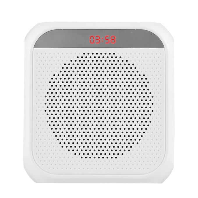 Geluidsversterker Draagbare oplaadbare mini-stemversterker LED-display met MIC-opnamefunctie