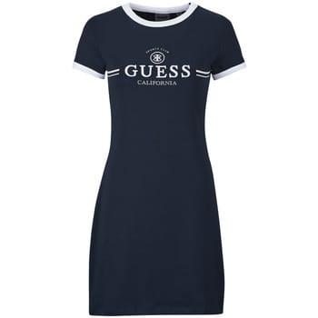 slim fit minijurk met logo-stitching model 'Mila'