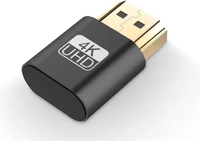HDMI Display port Dummy Plug 4 K Display Emulator