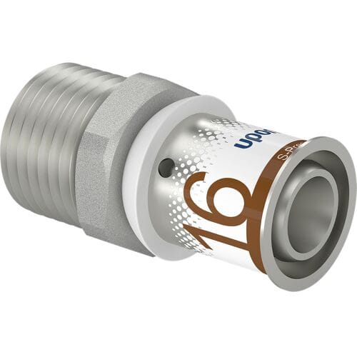 Uponor s-press plus adapter male thread 16 mm x 12