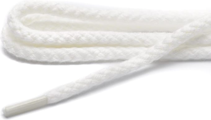ARIESZZZ - Schoenveters - Grof Rond - Wit - 70 cm - 4-6 gaatjes