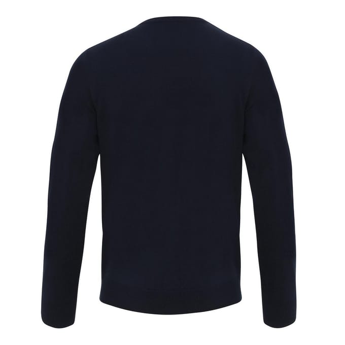 Premier Heren Essential Acryl V Hals Sweatshirt (Marine)