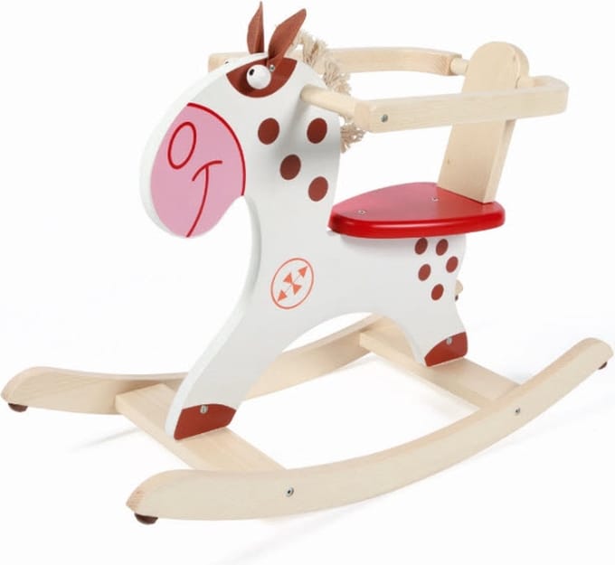 Scratch Rock&Roll Rocking Paard - Indiaanse Pony met Manen