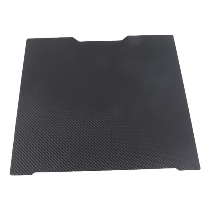 Plaque de construction lisse PET PEI Adaptée pour Imprimante 3D Bambu Lab H2D 355x346mm Feuille de construction double face black