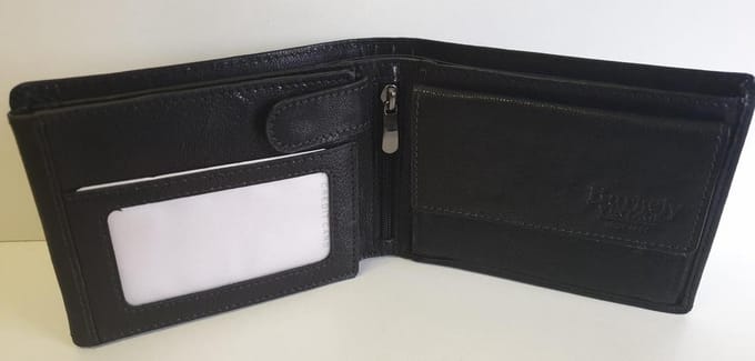 Burkely Vintage Billfold Laag Boekje Groot - Zwart