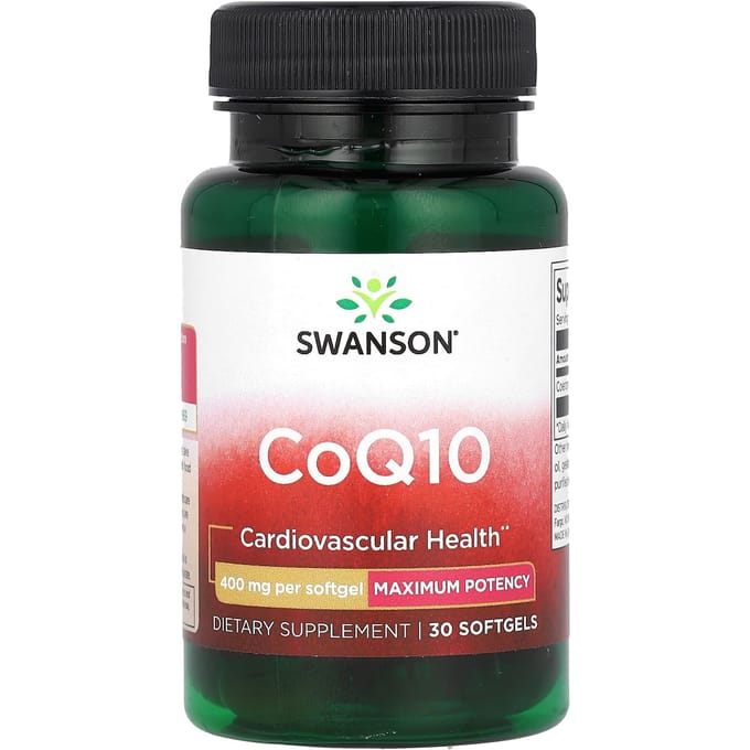 CoQ10, Maximale Potentie, 400 mg, 30 Zachte Capsules