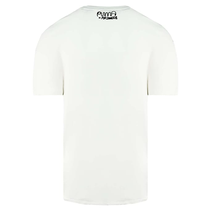Puma x Mr. Doodle Korte Mouw Crew Neck Wit Heren T-shirt 530650 02