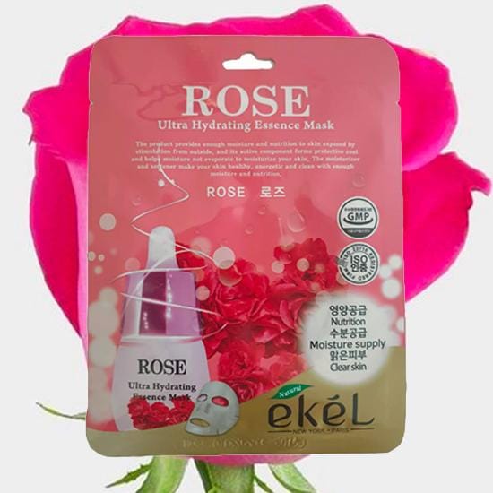 Ekel Mask Pack Rose(10ea) one pink