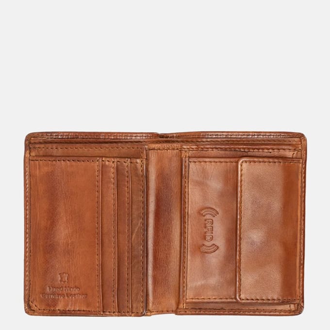 Bear Design Remo CL21577 Hoge Billfold - Cognac
