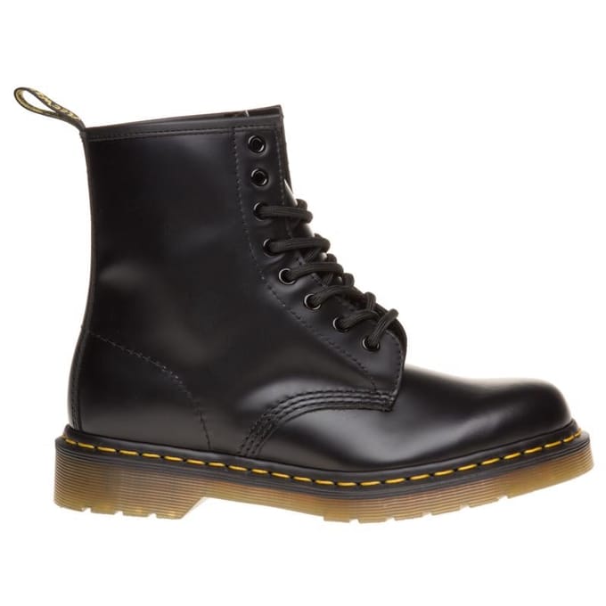 Dr. Martens 1460 Botte à lacets en cuir lisse Noir Baskets unisexes 11822006 38 black