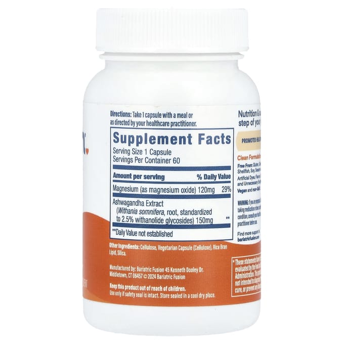 Bariatrische Fusion, Stressondersteuning, 60 Capsules