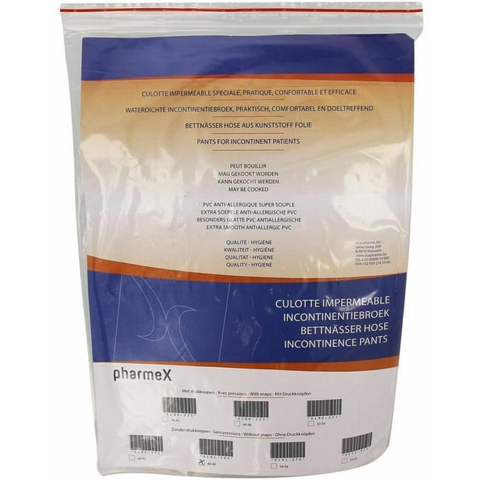 Pharmex Broek Incontinentie Zonder Drukknopen 44-48