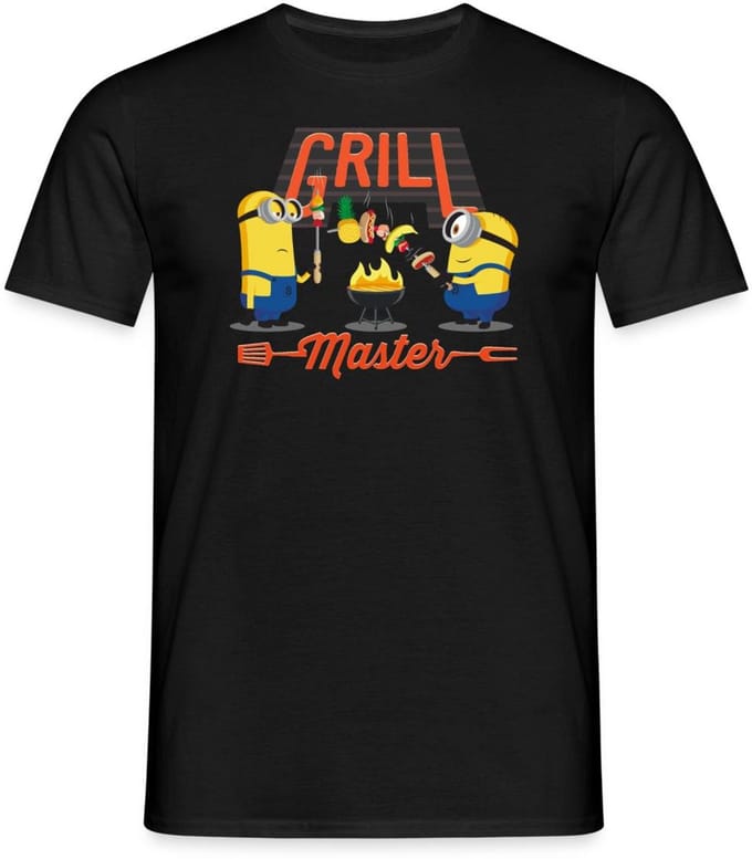 Minions Grill Master T-Shirt Heren